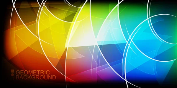 Geometric colorful  background — Stock Vector