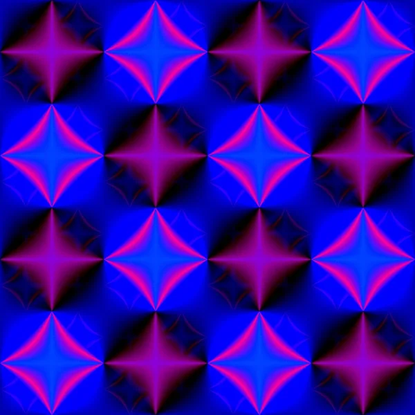 Neon fractal telha de fundo sem costura — Fotografia de Stock