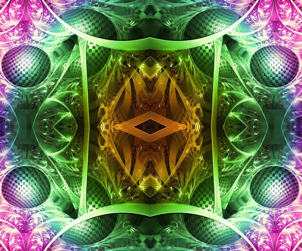 Computer gegenereerde fractal illustraties — Stockfoto