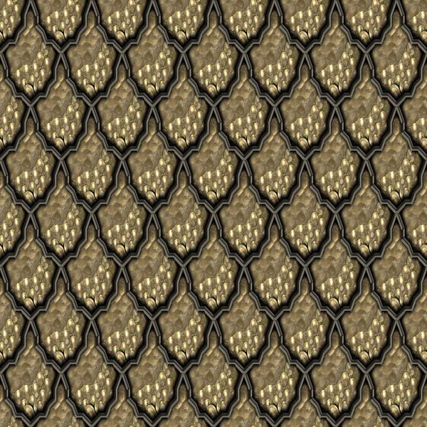 Representación 3D del azulejo del patrón de armadura de la Edad Media — Foto de Stock