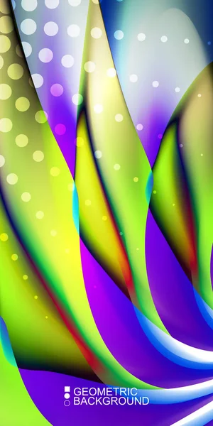 다채로운 기하학적 추상 배경 — 스톡 벡터