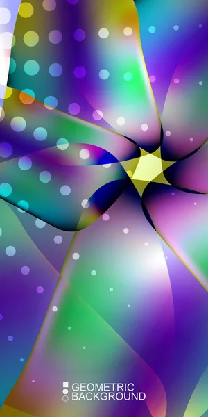 Geometrische kleurrijke abstracte achtergrond — Stockvector