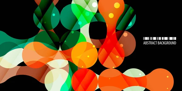 Metabalas geométricas fundo abstrato colorido — Vetor de Stock
