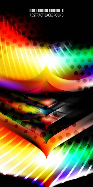 Geometriska färgglad abstrakt bakgrund Stockillustration