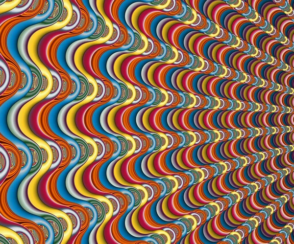 Computador Gerado Arte Fractal Colorido Abstrato Para Design Criativo Arte — Fotografia de Stock