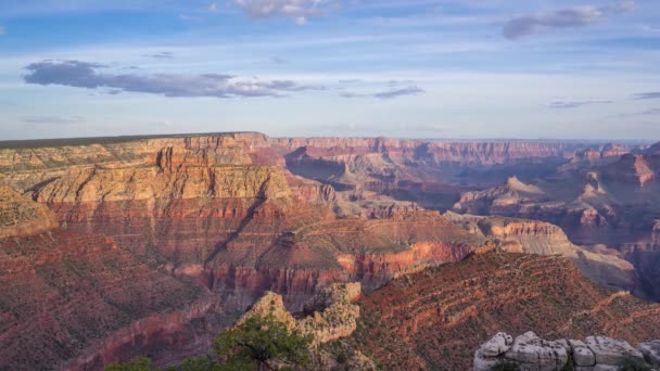 Gran Cañón Vista de un día soleado — Vídeos de Stock