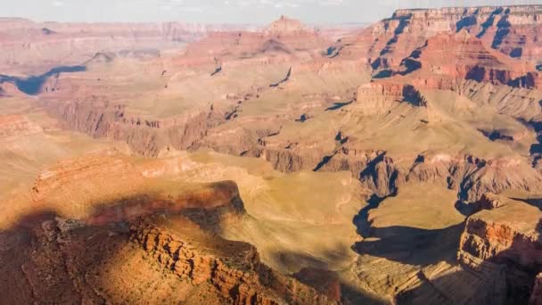 Grand Canyon Utsikt över en solig dag — Stockvideo