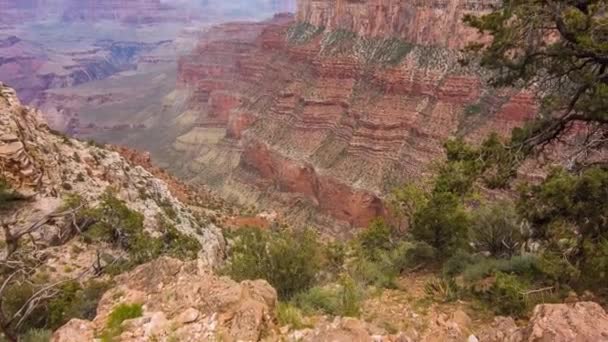 Grand Canyon Surplombant une journée ensoleillée — Video