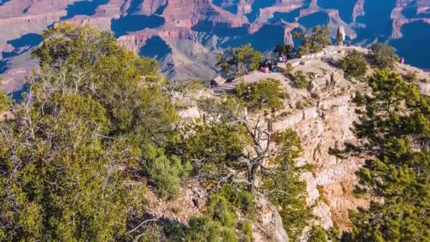 Pistas empinadas del Gran Cañón, Arizona, EE.UU. . — Vídeo de stock