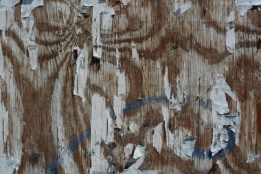 Posterler yırtık soyut