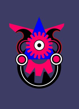 Dekoratif maske posterleri ve baskılar