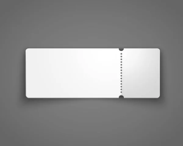 Siyah bilet, kupon, koyu gri arka plan üzerinde izole fiş şablonu. Vektör çizim.