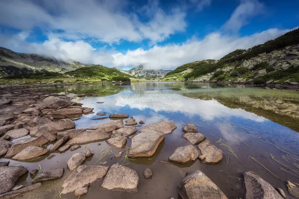 Pohoří Pirin Magnificent Létě Panoramatický Výhled Jezero Žába Pohoří Pirin — Stock fotografie