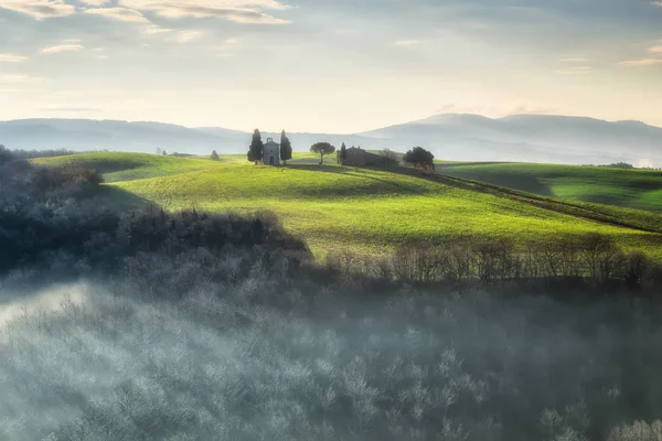 Morgon i Toscana — Stockfoto