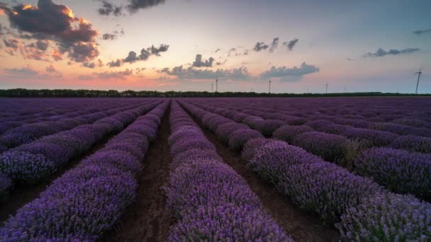 Amazing Time Lapse Night Day Moving Clouds Rising Sun Beautiful — Vídeo de stock