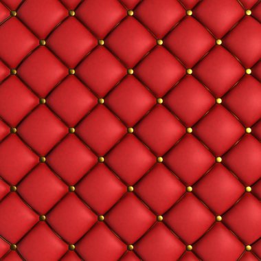 Düğmeleri ile 3d capitone deri arka plan damalı yumuşak kumaş tekstil koç dekorasyon