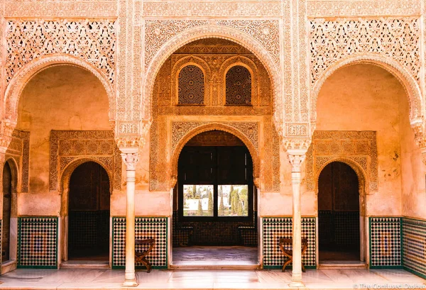 Внутрішній Зал Палацу Мечеті Андалус — стокове фото