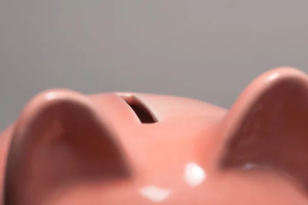 Close up of a person putting euro coins in a piggy bank inside. Person wanting to save. Investment, economic savings. Economy.