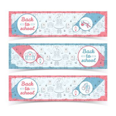 Geri okul ışık yatay afiş için