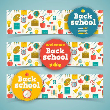 Yatay Banner okuluna geri dön