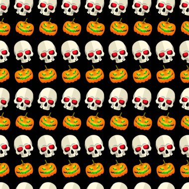 Cadılar Bayramı Seamless modeli çizgili tasarım 