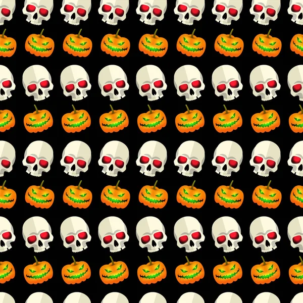 Diseño de rayas de patrón sin costura de Halloween — Vector de stock