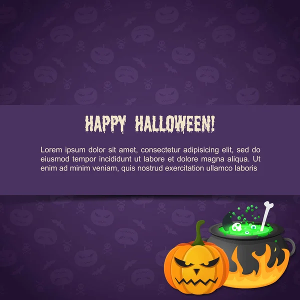 Abstract Festive Halloween Template — Stock Vector