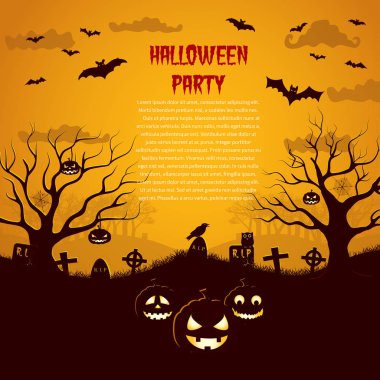 Cadılar Bayramı partisi el ilanı