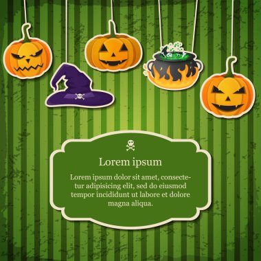 Cadılar Bayramın kutlu olsun festival geleneksel şablonu