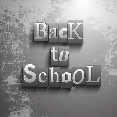 Geri Okul arka plan için grunge