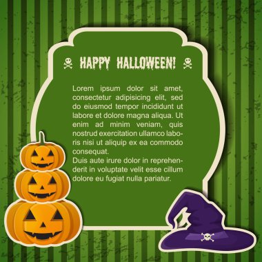 Cadılar Bayramın kutlu olsun geleneksel festival posteri