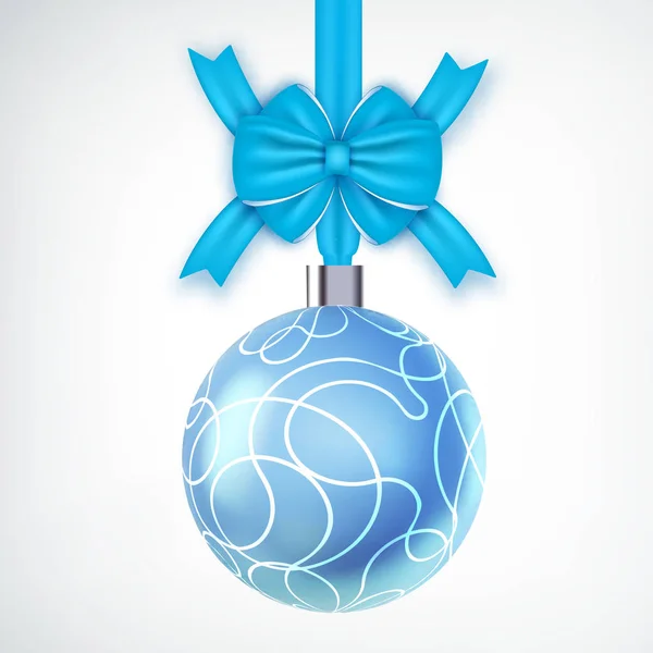 Christmas Ball Background — Stock Vector