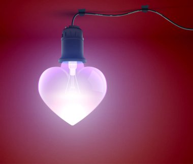 Parlak romantik şablonu