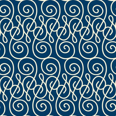 Dalgalı çizgiler Seamless Modeli