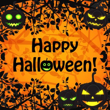 Halloween Festive Floral Poster