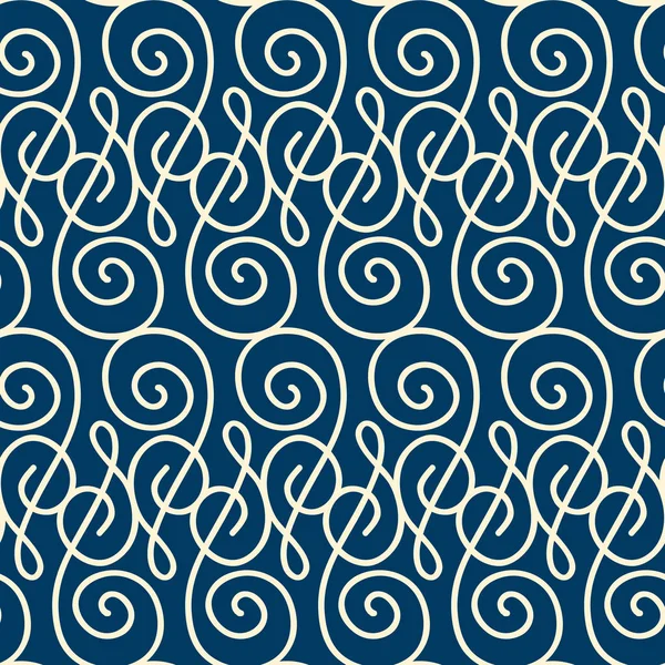 Squiggles modèle sans couture — Image vectorielle