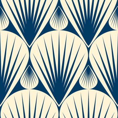 Dichromatic arka plan ile büyük ve küçük deniz kabuklarını