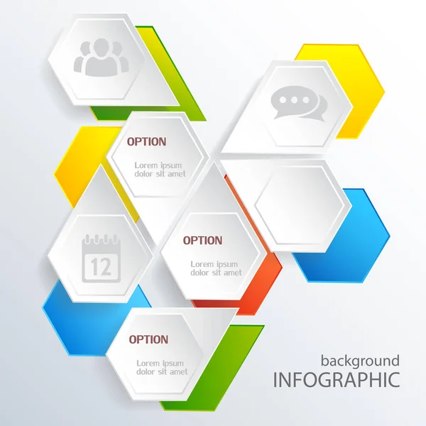 Modèle d'entreprise infographique — Image vectorielle