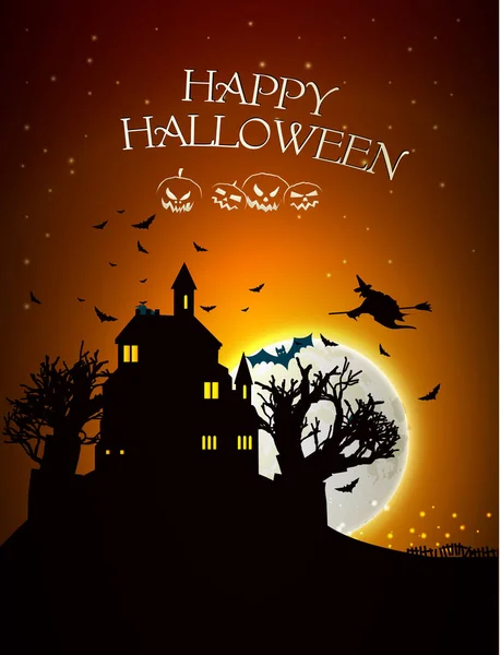 Halloween Design Template — Stock Vector