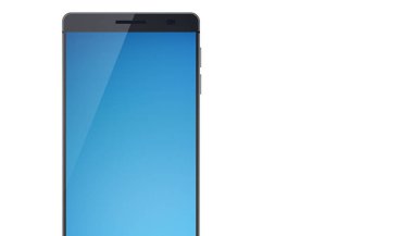 Modern dokunmatik ekran mobil cihaz kavramı