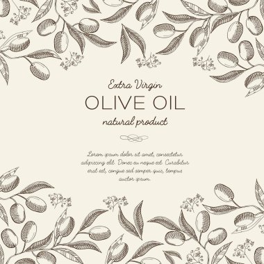 Soyut doğal el çekilmiş şablonu