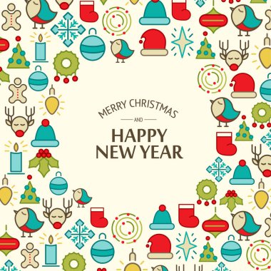 Kış tatil Festival arka plan