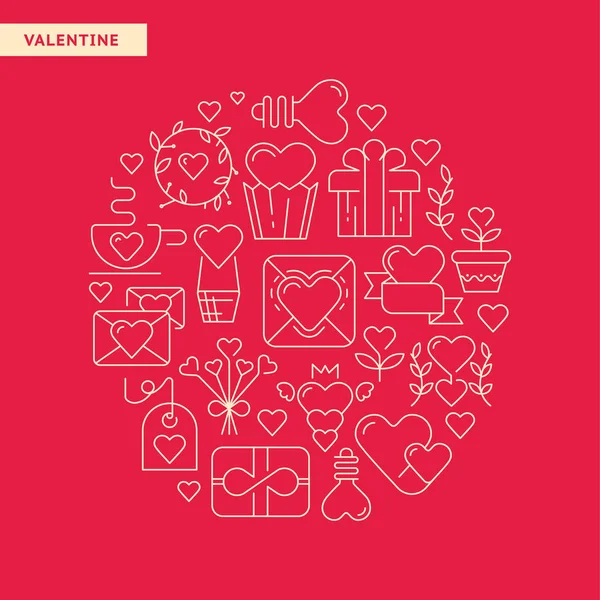 Mutlu sevgililer günü tipografi tasarım Kartpostalı — Stok Vektör