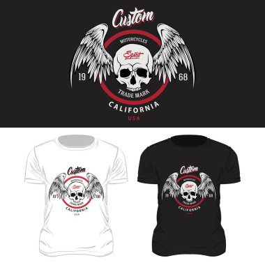 T gömlek baskı tasarımı kompozisyon