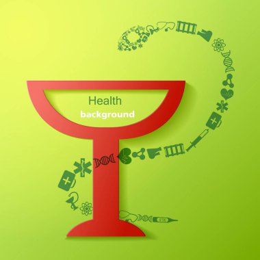 Tıbbi soyut arkaplan