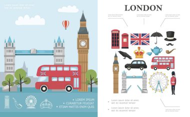 Londra Konseptine Düz Seyahat