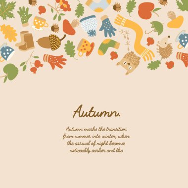 Mevsimlik Sonbahar Şablonu