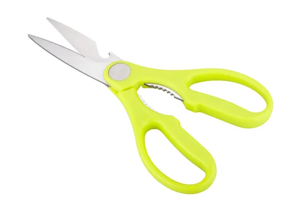 Kuchyňské Nůžky Izolované Bílém Pozadí — Stock fotografie