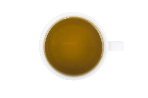 Oil White Cup Isolated White Background — Φωτογραφία Αρχείου