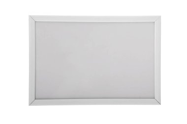 Beyaz arka plan üzerinde izole beyaz resim çerçevesi